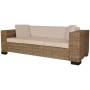 Genuine rattan 2-seater and 3-seater sofa set by vidaXL, Sofas - Ref: Foro24-274359, Price: 859,95 €, Discount: %