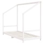 Estructura de cama para niños madera pino blanco 2x(80x200) cm de , Cunas y camas para niños - Ref: Foro24-3200587, Precio: 2...