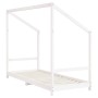 Estructura de cama para niños madera pino blanco 2x(80x200) cm de , Cunas y camas para niños - Ref: Foro24-3200587, Precio: 2...