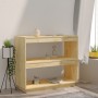 Estantería madera maciza de pino 80x35x71 cm de , Librerías y estanterías - Ref: Foro24-810879, Precio: 61,75 €, Descuento: %