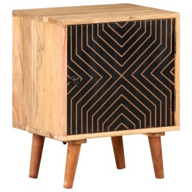 Solid acacia wood bedside table 40x30x50 cm by vidaXL, Nightstands - Ref: Foro24-322667, Price: 99,98 €, Discount: %