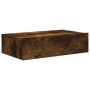 TV cabinet with LED lights smoked oak 60x35x15.5 cm by , TV Furniture - Ref: Foro24-842896, Price: 47,73 €, Discount: %