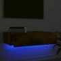 TV cabinet with LED lights smoked oak 60x35x15.5 cm by , TV Furniture - Ref: Foro24-842896, Price: 47,73 €, Discount: %