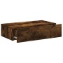 TV cabinet with LED lights smoked oak 60x35x15.5 cm by , TV Furniture - Ref: Foro24-842896, Price: 47,73 €, Discount: %