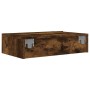 TV cabinet with LED lights smoked oak 60x35x15.5 cm by , TV Furniture - Ref: Foro24-842896, Price: 47,73 €, Discount: %