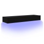 Muebles de TV con luces LED 2 uds negro 60x35x15,5 cm de , Muebles TV - Ref: Foro24-842889, Precio: 77,96 €, Descuento: %