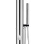 Garden shower with brown base 225 cm stainless steel by , Pool and spa accessories - Ref: Foro24-3070790, Price: 335,13 €, Di...