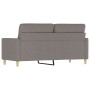 2-Sitzer-Sofa aus taupegrauem Stoff, 140 cm von , Sofas - Ref: Foro24-359242, Preis: 241,99 €, Rabatt: %