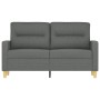 2-seater sofa in dark gray fabric 120 cm by , Sofas - Ref: Foro24-359228, Price: 230,53 €, Discount: %