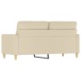 2-Sitzer-Sofa aus cremefarbenem Stoff, 140 cm von , Sofas - Ref: Foro24-359237, Preis: 240,74 €, Rabatt: %