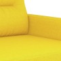 Sofá de 2 plazas de tela amarillo claro 140 cm de , Sofás - Ref: Foro24-359240, Precio: 240,74 €, Descuento: %