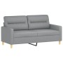 Sofagarnitur mit Kissen 2-teilig aus hellgrauem Stoff von , Sofas - Ref: Foro24-3201584, Preis: 451,08 €, Rabatt: %