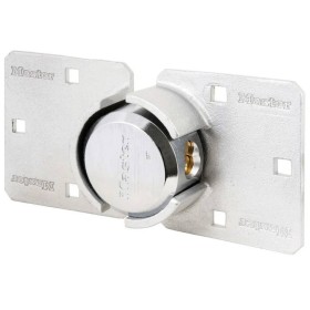 Master Lock Set bestehend aus Vorhängeschloss und Vorhängeschlosshalter aus silbernem Stahl 736EURD von Master Lock, Vorhänge...