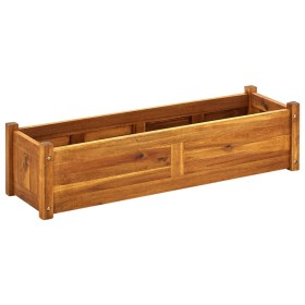 Arriate de madera de acacia 100x30x25 cm de vidaXL, Maceteros y jardineras - Ref: Foro24-42566, Precio: 76,99 €, Descuento: %