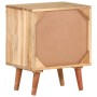 Solid acacia wood bedside table 40x30x50 cm by vidaXL, Nightstands - Ref: Foro24-322667, Price: 99,98 €, Discount: %