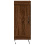 Aparador alto madera contrachapada roble marrón 34,5x34x180 cm de , Aparadores - Ref: Foro24-3199144, Precio: 99,37 €, Descue...