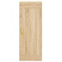 Aparador de madera contrachapada roble Sonoma 34,5x34x180 cm de , Aparadores - Ref: Foro24-3200244, Precio: 99,99 €, Descuent...