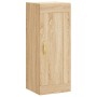 Aparador de madera contrachapada roble Sonoma 34,5x34x180 cm de , Aparadores - Ref: Foro24-3200244, Precio: 99,99 €, Descuent...