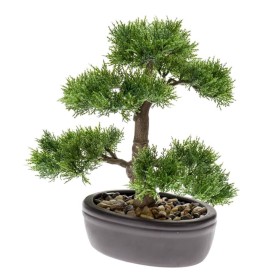 Emerald Bonsai green artificial cedar 32 cm 420001 by Emerald, artificial flora - Ref: Foro24-414502, Price: 55,99 €, Discoun...