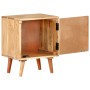 Solid acacia wood bedside table 40x30x50 cm by vidaXL, Nightstands - Ref: Foro24-322667, Price: 99,98 €, Discount: %