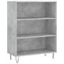 Concrete gray plywood tall sideboard 69.5x34x180 cm by , Sideboards - Ref: Foro24-3198757, Price: 133,99 €, Discount: %