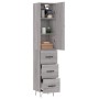 Aparador alto madera contrachapada gris Sonoma 34,5x34x180 cm de , Aparadores - Ref: Foro24-3198887, Precio: 104,44 €, Descue...