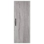 Aparador alto madera contrachapada gris Sonoma 34,5x34x180 cm de , Aparadores - Ref: Foro24-3198887, Precio: 104,44 €, Descue...