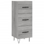 Aparador alto madera contrachapada gris Sonoma 34,5x34x180 cm de , Aparadores - Ref: Foro24-3198887, Precio: 104,44 €, Descue...