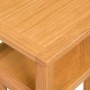 Solid oak wood side table with shelf 27x35x55cm by vidaXL, Side tables - Ref: Foro24-244211, Price: 59,99 €, Discount: %