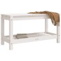 Garden bench solid white pine wood 82.5x35x45 cm by , garden benches - Ref: Foro24-832378, Price: 78,43 €, Discount: %