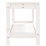 Garden bench solid white pine wood 82.5x35x45 cm by , garden benches - Ref: Foro24-832378, Price: 78,43 €, Discount: %