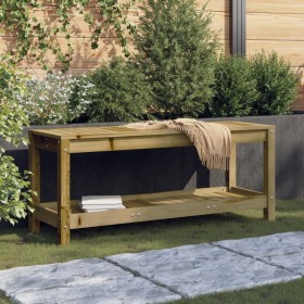 Solid pine wood garden bench 108x35x45 cm by , garden benches - Ref: Foro24-832386, Price: 93,99 €, Discount: %