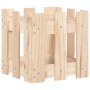 Planter with fence design solid pine wood 30x30x30 cm by , Pots and planters - Ref: Foro24-832442, Price: 17,77 €, Discount: %