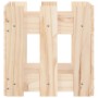 Planter with fence design solid pine wood 30x30x30 cm by , Pots and planters - Ref: Foro24-832442, Price: 18,99 €, Discount: %