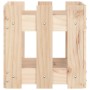 Planter with fence design solid pine wood 30x30x30 cm by , Pots and planters - Ref: Foro24-832442, Price: 17,77 €, Discount: %