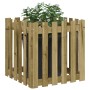 Planter fence design impregnated pine wood 60x60x60 cm by , Pots and planters - Ref: Foro24-832461, Price: 40,99 €, Discount: %