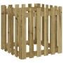 Planter fence design impregnated pine wood 60x60x60 cm by , Pots and planters - Ref: Foro24-832461, Price: 40,99 €, Discount: %