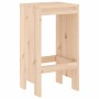 3-piece solid pine wood table and high stools set by , Garden sets - Ref: Foro24-3157733, Price: 176,89 €, Discount: %