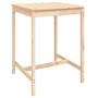 3-piece solid pine wood table and high stools set by , Garden sets - Ref: Foro24-3157733, Price: 176,89 €, Discount: %