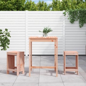 Garden table and chairs 3 pieces solid wood Douglas by , Garden sets - Ref: Foro24-3157738, Price: 182,69 €, Discount: %