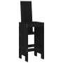 5-piece black pine wood garden table and high stools set by , Garden sets - Ref: Foro24-3157773, Price: 377,68 €, Discount: %