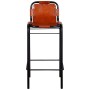 Kitchen bar stools 2 units genuine leather by vidaXL, Kitchen stools - Ref: Foro24-244248, Price: 290,50 €, Discount: %