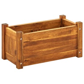 Acacia wood flower bed 50x25x25 cm by vidaXL, Pots and planters - Ref: Foro24-42565, Price: 44,27 €, Discount: %