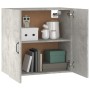 Plywood gray concrete wall cabinet 60x31x60 cm by , Lockers and storage cabinets - Ref: Foro24-812901, Price: 49,99 €, Discou...