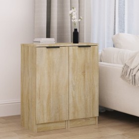 Sideboards 2 units plywood oak Sonoma 30x30x70 cm by , Sideboards - Ref: Foro24-811140, Price: 70,72 €, Discount: %