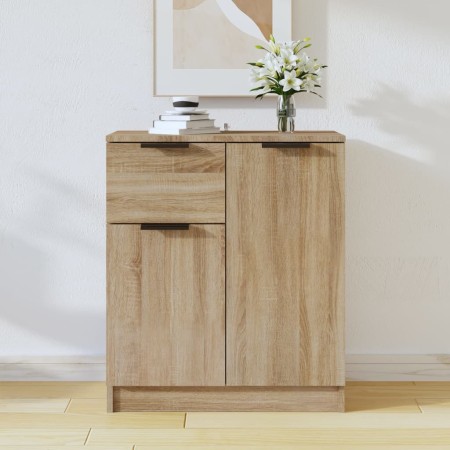 Plywood sideboard in Sonoma oak color, 60x30x70 cm. by , Sideboards - Ref: Foro24-811109, Price: 79,42 €, Discount: %