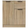 Aparador de madera contrachapada color roble Sonoma 60x30x70 cm de , Aparadores - Ref: Foro24-811109, Precio: 79,99 €, Descue...