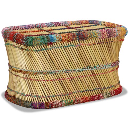 Mesa de centro de bambú con detalles chindi multicolor de vidaXL, Mesas de centro - Ref: Foro24-244215, Precio: 150,40 €, Des...