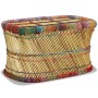 Mesa de centro de bambú con detalles chindi multicolor de vidaXL, Mesas de centro - Ref: Foro24-244215, Precio: 150,40 €, Des...