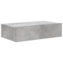 TV stand with LED lights in concrete gray, 60x35x15.5 cm by , TV Furniture - Ref: Foro24-842892, Price: 45,12 €, Discount: %